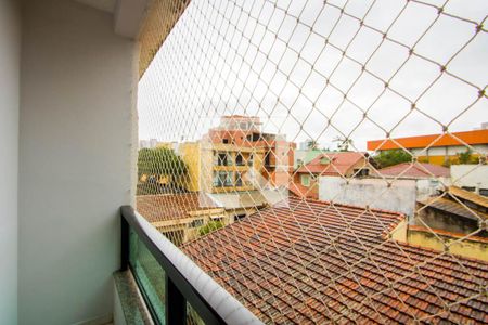 Varanda do quarto 1 de apartamento para alugar com 2 quartos, 60m² em Vila Homero Thon, Santo André