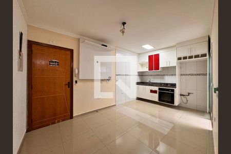 Sala de apartamento para alugar com 2 quartos, 58m² em Vila Aquilino, Santo André