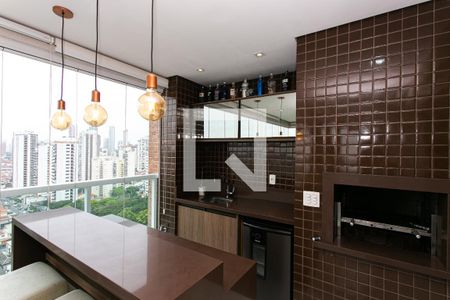 Varanda gourmet de apartamento à venda com 3 quartos, 157m² em Cidade Mãe do Céu, São Paulo