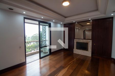 Sala da Lareira e Bar de apartamento para alugar com 4 quartos, 370m² em Santo Amaro, São Paulo