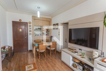 Sala de apartamento à venda com 1 quarto, 47m² em Santa Efigênia, Belo Horizonte