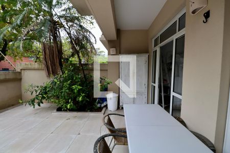 Varanda de apartamento para alugar com 1 quarto, 68m² em Jardim Tres Marias, Guarujá