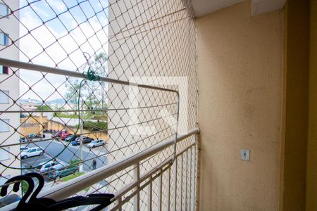 Varanda da sala de apartamento para alugar com 2 quartos, 50m² em Jardim Santa Cristina, Santo André