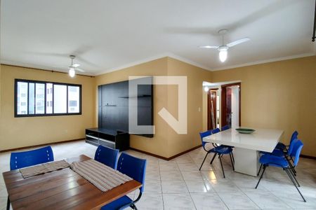 Sala de apartamento para alugar com 4 quartos, 150m² em Canto do Forte, Praia Grande