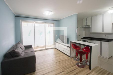 Sala de apartamento à venda com 1 quarto, 51m² em Chácara Santo Antônio (zona Sul), São Paulo