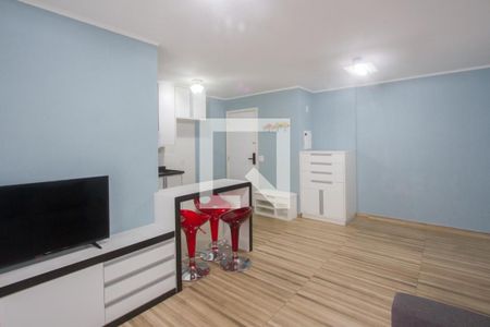 Sala de apartamento à venda com 1 quarto, 51m² em Chácara Santo Antônio (zona Sul), São Paulo