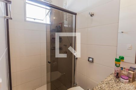 Banheiro da Suíte de apartamento à venda com 3 quartos, 85m² em Santa Tereza, Belo Horizonte