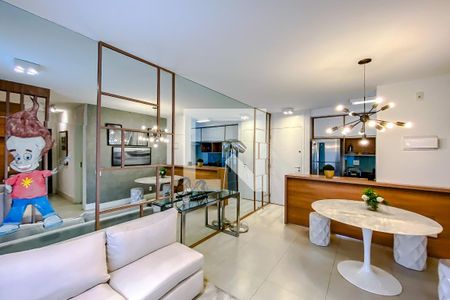 Sala de apartamento à venda com 2 quartos, 59m² em Jardim Sabara, São Paulo