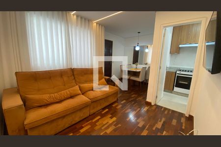 Sala de apartamento à venda com 3 quartos, 65m² em Estoril, Belo Horizonte