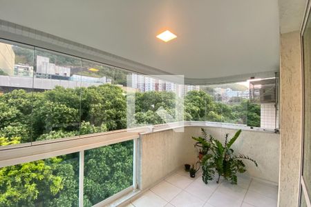 Varanda de apartamento à venda com 3 quartos, 103m² em Botafogo, Rio de Janeiro