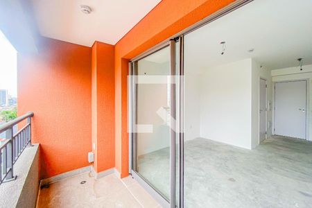 Varanda de kitnet/studio para alugar com 1 quarto, 28m² em Santo Amaro, São Paulo