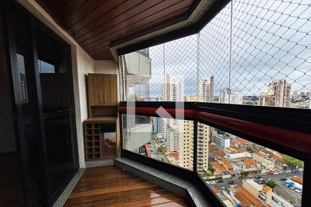 Varanda da Sala de apartamento à venda com 4 quartos, 195m² em Vila Santo Estevão, São Paulo