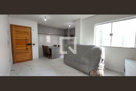 Sala de apartamento para alugar com 3 quartos, 85m² em Vila Pires, Santo André