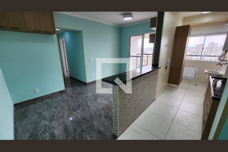 Sala de apartamento para alugar com 2 quartos, 63m² em Marapé, Santos