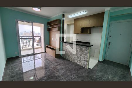 Sala de apartamento para alugar com 2 quartos, 63m² em Marapé, Santos