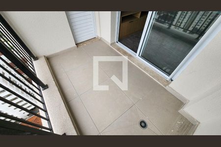 Varanda da Sala de apartamento para alugar com 2 quartos, 63m² em Marapé, Santos