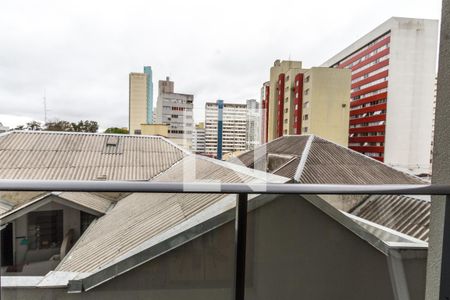 Vista da Sacada de kitnet/studio para alugar com 1 quarto, 22m² em Centro, Curitiba