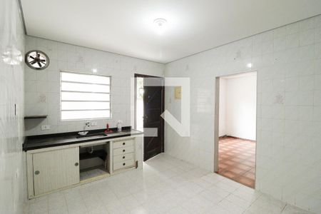 Cozinha de casa para alugar com 1 quarto, 55m² em Vila Aurora (zona Norte), São Paulo