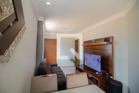 Sala de apartamento à venda com 2 quartos, 53m² em Europa, Contagem