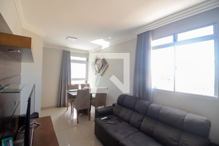 Sala de apartamento à venda com 2 quartos, 53m² em Europa, Contagem