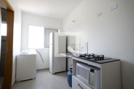 Cozinha de kitnet/studio para alugar com 1 quarto, 25m² em Vila Santo Estefano, São Paulo