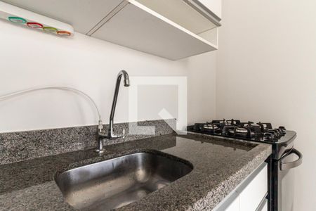 Cozinha de apartamento à venda com 1 quarto, 26m² em Vila Buarque, São Paulo