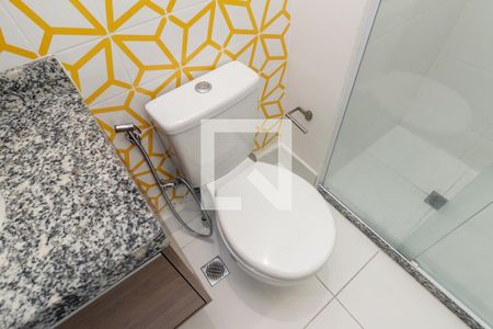 Banheiro de kitnet/studio à venda com 1 quarto, 27m² em Campos Elíseos, São Paulo