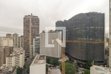 Varanda do Studio de kitnet/studio para alugar com 1 quarto, 21m² em República, São Paulo