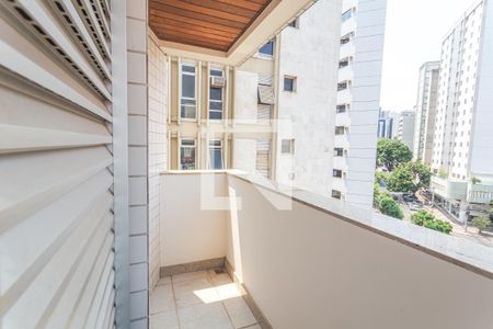 Varanda do Quarto de apartamento para alugar com 1 quarto, 40m² em Savassi, Belo Horizonte