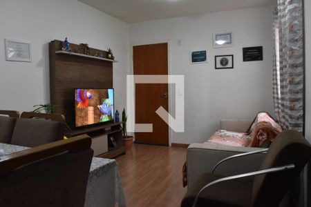 Sala de apartamento para alugar com 3 quartos, 58m² em Santa Cândida, Curitiba