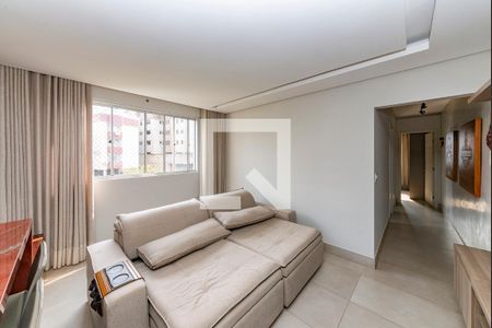 Sala de apartamento à venda com 2 quartos, 75m² em Buritis, Belo Horizonte