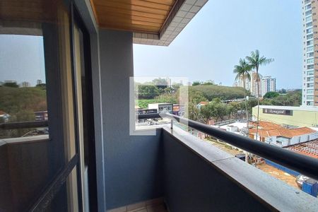 Varanda da Sala  de apartamento para alugar com 1 quarto, 66m² em Cambuí, Campinas