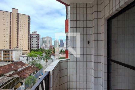 Sacada de apartamento para alugar com 1 quarto, 52m² em Cidade Ocian, Praia Grande