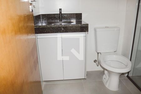 Banheiro da Suíte de apartamento à venda com 1 quarto, 24m² em Santana, São Paulo