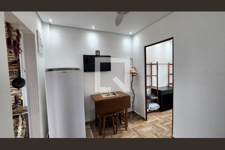 Sala de apartamento para alugar com 1 quarto, 33m² em Ponta da Praia, Santos