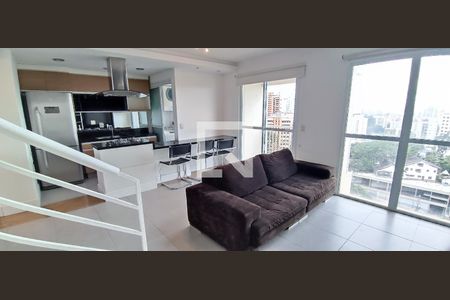 Apartamento para alugar com 70m², 1 quarto e 2 vagasSala