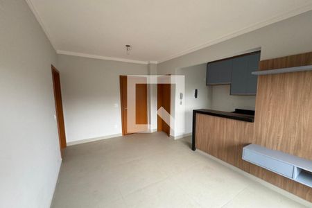 Sala de apartamento para alugar com 1 quarto, 45m² em Jardim Recreio, Ribeirão Preto