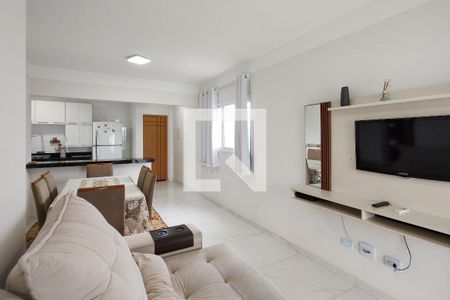 Sala de apartamento para alugar com 2 quartos, 136m² em Caiçara, Praia Grande