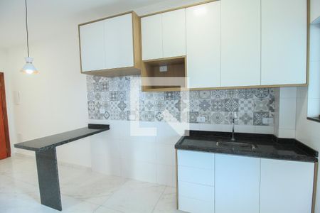 Cozinha de apartamento para alugar com 2 quartos, 40m² em Vila Regente Feijó, São Paulo