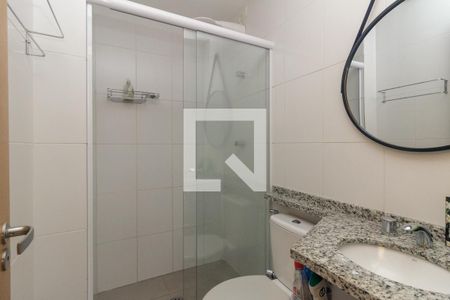 Banheiro de kitnet/studio à venda com 1 quarto, 20m² em República, São Paulo