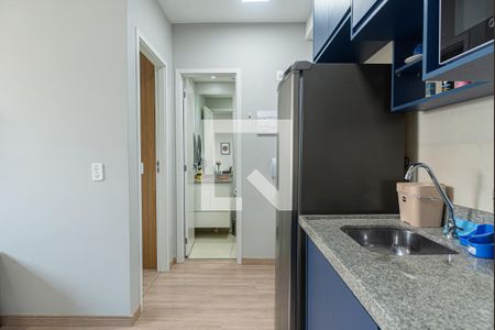 Sala / Cozinha de apartamento à venda com 1 quarto, 25m² em Bela Vista, São Paulo