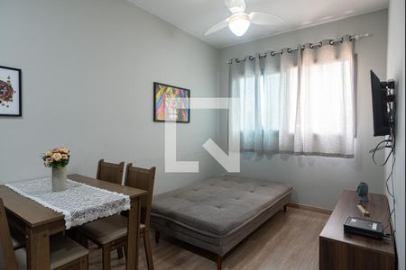 Sala / Cozinha de apartamento à venda com 1 quarto, 25m² em Bela Vista, São Paulo