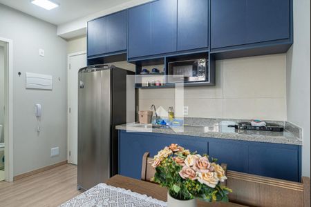 Sala / Cozinha de apartamento à venda com 1 quarto, 25m² em Bela Vista, São Paulo