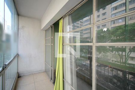 Varanda de apartamento à venda com 3 quartos, 120m² em Centro, Belo Horizonte