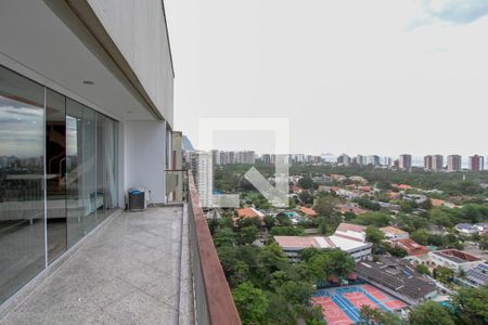 Varanda de apartamento para alugar com 4 quartos, 380m² em Barra da Tijuca, Rio de Janeiro