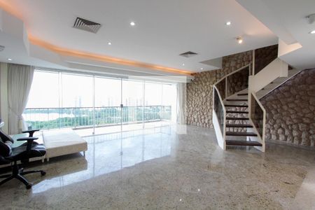 Sala de apartamento para alugar com 4 quartos, 380m² em Barra da Tijuca, Rio de Janeiro