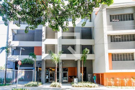 Studio para alugar com 29m², 1 quarto e sem vaga Studio para alugar com 29m², 1 quarto e sem vagaFachada