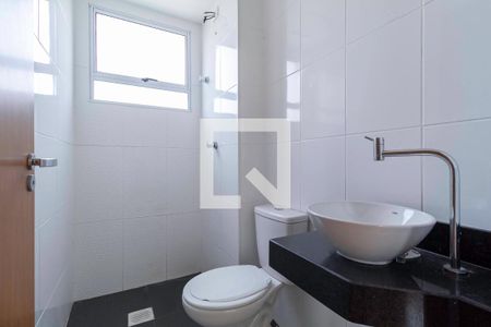 Banheiro social de apartamento para alugar com 2 quartos, 45m² em Cabral, Contagem