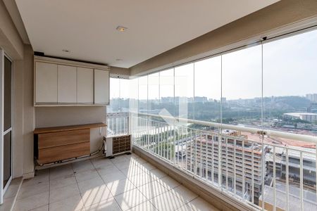 Varanda da Sala de apartamento para alugar com 2 quartos, 80m² em Jardim Dom Bosco, São Paulo