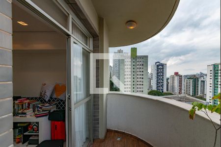 Varanda da Sala de apartamento para alugar com 1 quarto, 55m² em Buritis, Belo Horizonte